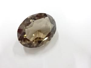 アンティーク　スモーキークォーツ　帯留め